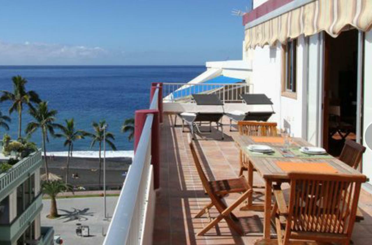 Ferienwohnung Atico Con Vistas Al Mar Puerto De Naos Exterior foto